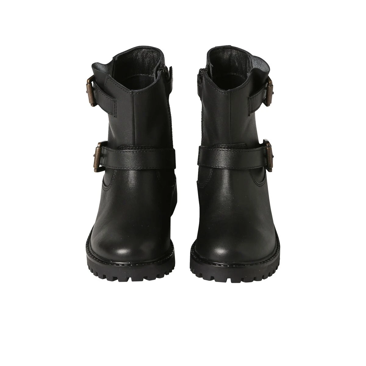 Bottes à Brides Zippées Cuir 4 Bottes à Brides Zippées Cuir – Image 2