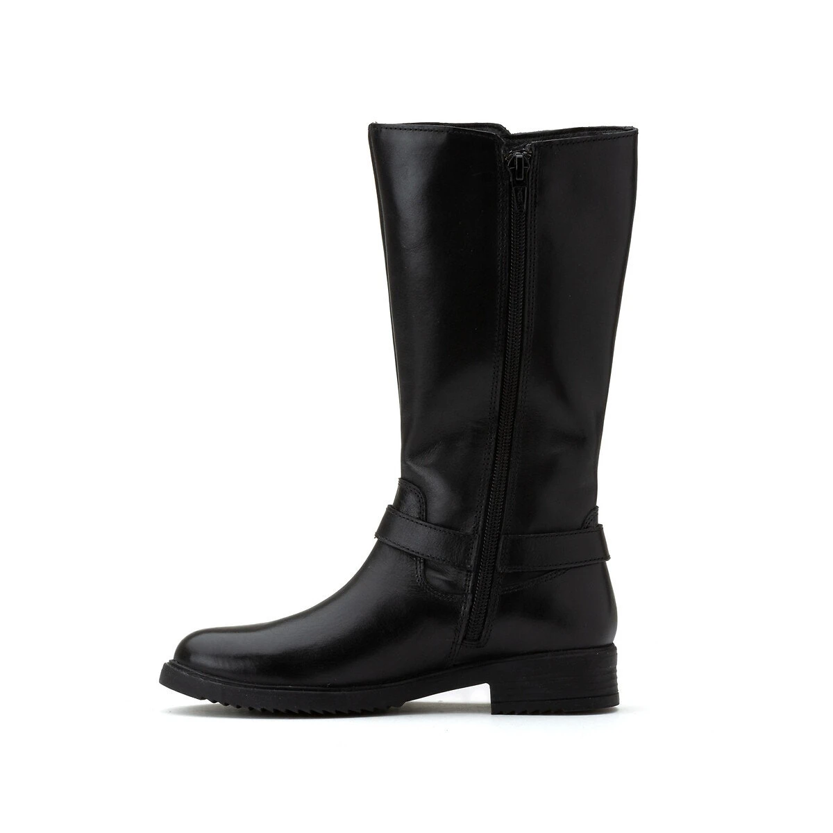 Bottes En Cuir Zippées Esprit Cavalière 6 Bottes En Cuir Zippées Esprit Cavalière – Image 4