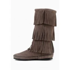 Minnetonka Bottes En Cuir Et Daim 3-LAYER FRINGE -Regatta Magasin 2c662cd224a9a875dc3b1c79d470c697
