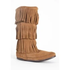 Minnetonka Bottes En Cuir Et Daim 3-LAYER FRINGE -Regatta Magasin 36adfdeb7cec5177436ebf09b4f15c6f