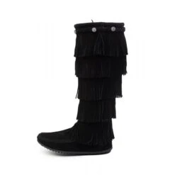 Minnetonka Bottes En Cuir Suede 5-LAYER FRINGE -Regatta Magasin 3783db8b1c3f7cb4ea6409399b291aa3