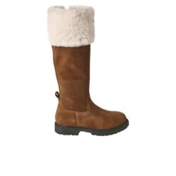 Bottes Cavalières Fourrées Zippées Cuir