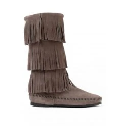 Minnetonka Bottes En Cuir Et Daim 3-LAYER FRINGE -Regatta Magasin 65eae9feacdf4b6be41032991b599297