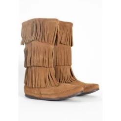 Minnetonka Bottes En Cuir Et Daim 3-LAYER FRINGE -Regatta Magasin 689ec1d4789800a82eca392ba611f3a4