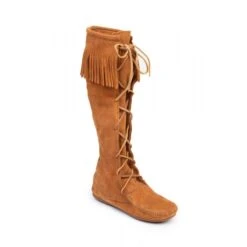 Minnetonka Bottes En Cuir Et Daim FRONT LACE -Regatta Magasin 8756a38b33e778b362eb2f913e200640