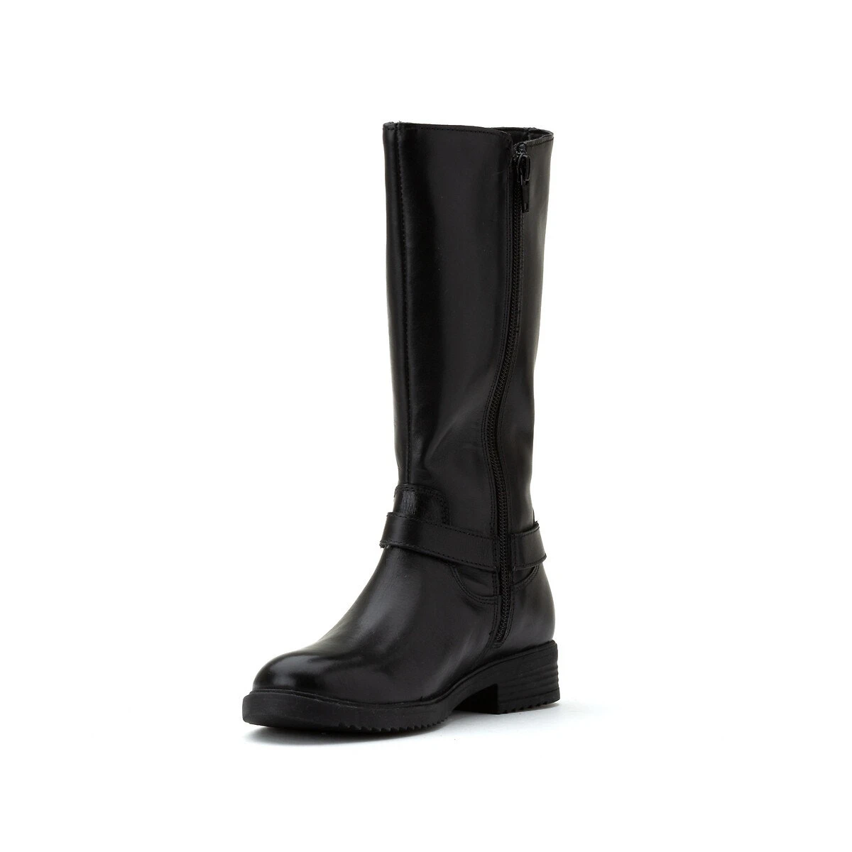 Bottes En Cuir Zippées Esprit Cavalière 4 Bottes En Cuir Zippées Esprit Cavalière – Image 2