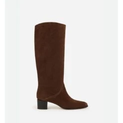 Vanessa Bruno Bottes En Daim à Talon Large