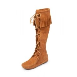 Minnetonka Bottes En Cuir Et Daim FRONT LACE -Regatta Magasin ab95aa803a0ae4ab966cc9f12d047812