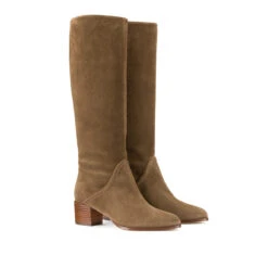 Vanessa Bruno Bottes En Daim à Talon Large -Regatta Magasin b246f3ab1d91fa0eb3e09e9d08630796