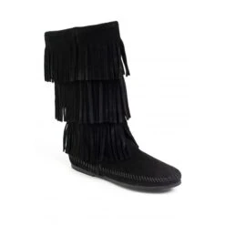 Minnetonka Bottes En Cuir Et Daim 3-LAYER FRINGE -Regatta Magasin b336abbd4107945919cfebaf3553efc6