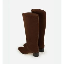 Vanessa Bruno Bottes En Daim à Talon Large -Regatta Magasin d30dde1c0dc180446d56622d778d5952