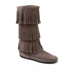 Minnetonka Bottes En Cuir Et Daim 3-LAYER FRINGE -Regatta Magasin daa558f0f9a078d7179d77267d578a42