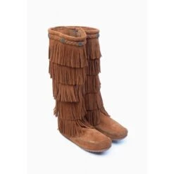 Minnetonka Bottes En Cuir Suede 5-LAYER FRINGE -Regatta Magasin f145f713b40e4011fa6a018f8f784c91