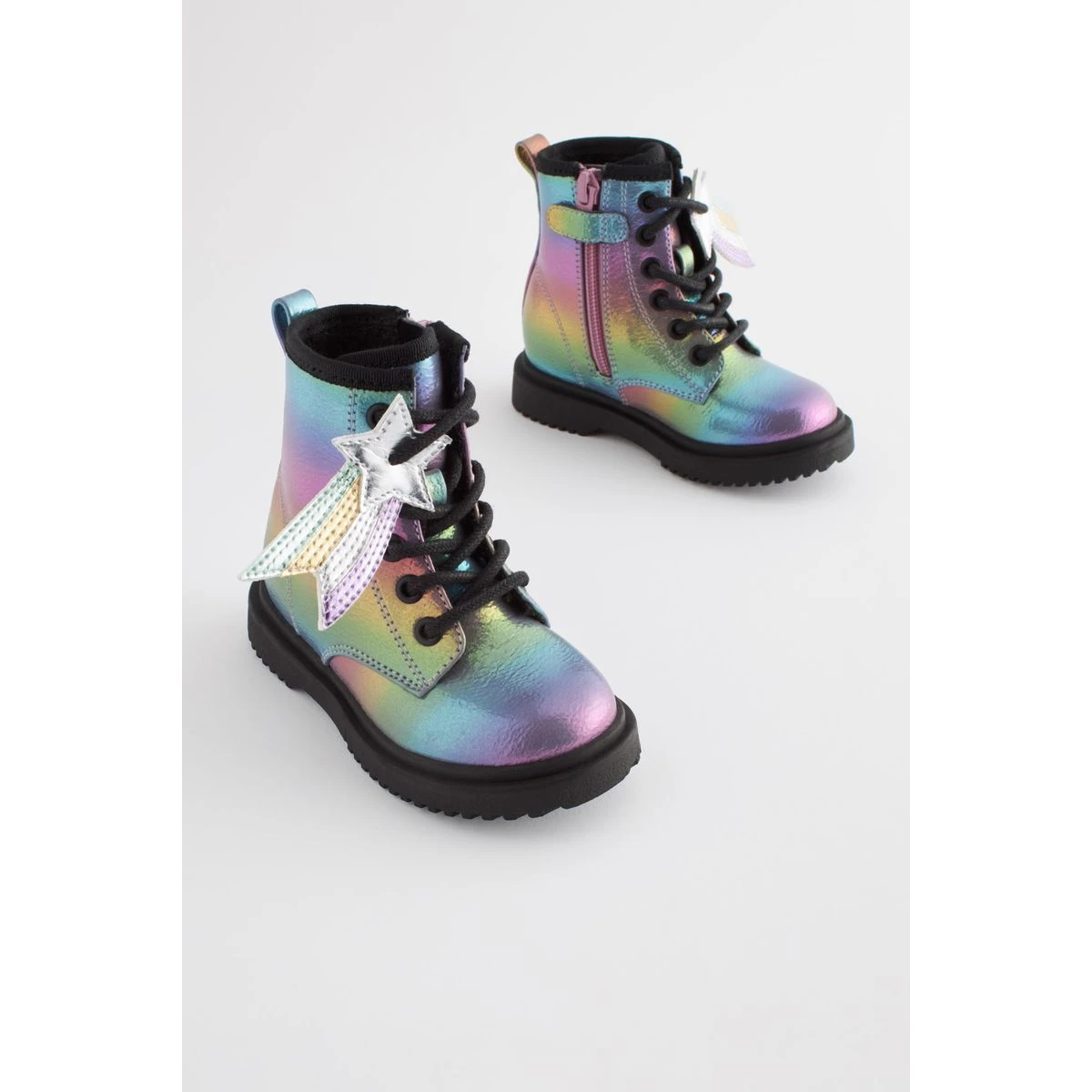 Next Bottes à Lacets Avec Doublure Large 4 Next Bottes à Lacets Avec Doublure Large – Image 2